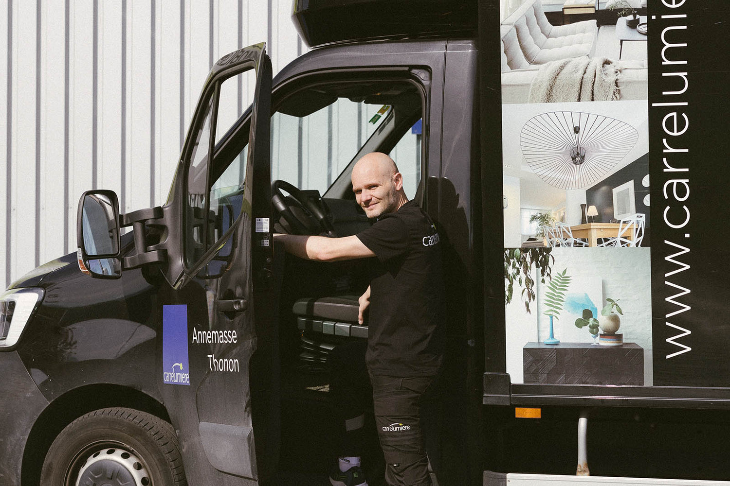 Une livraison Carré Lumière