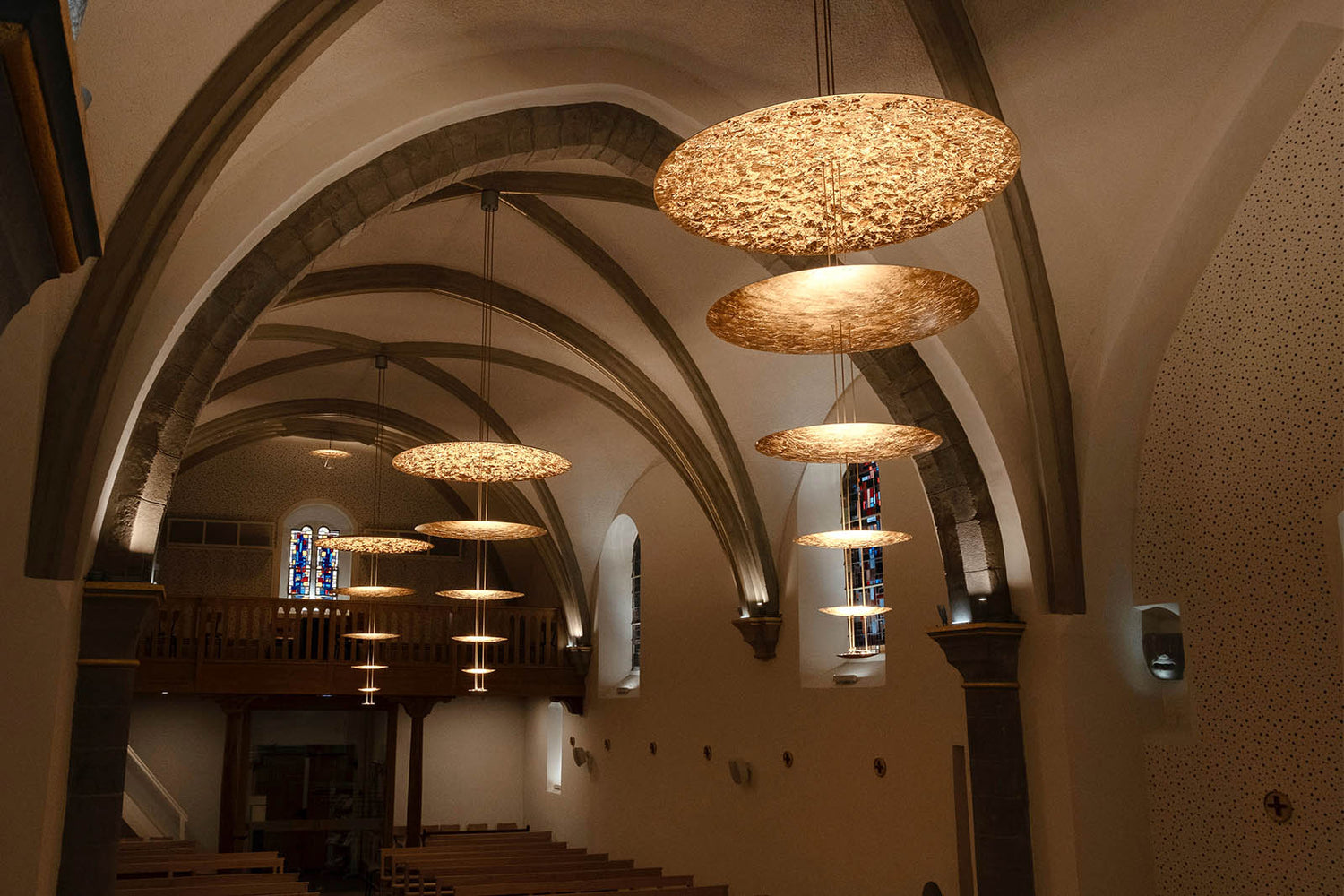 Éclairage de l'Église de Bonne