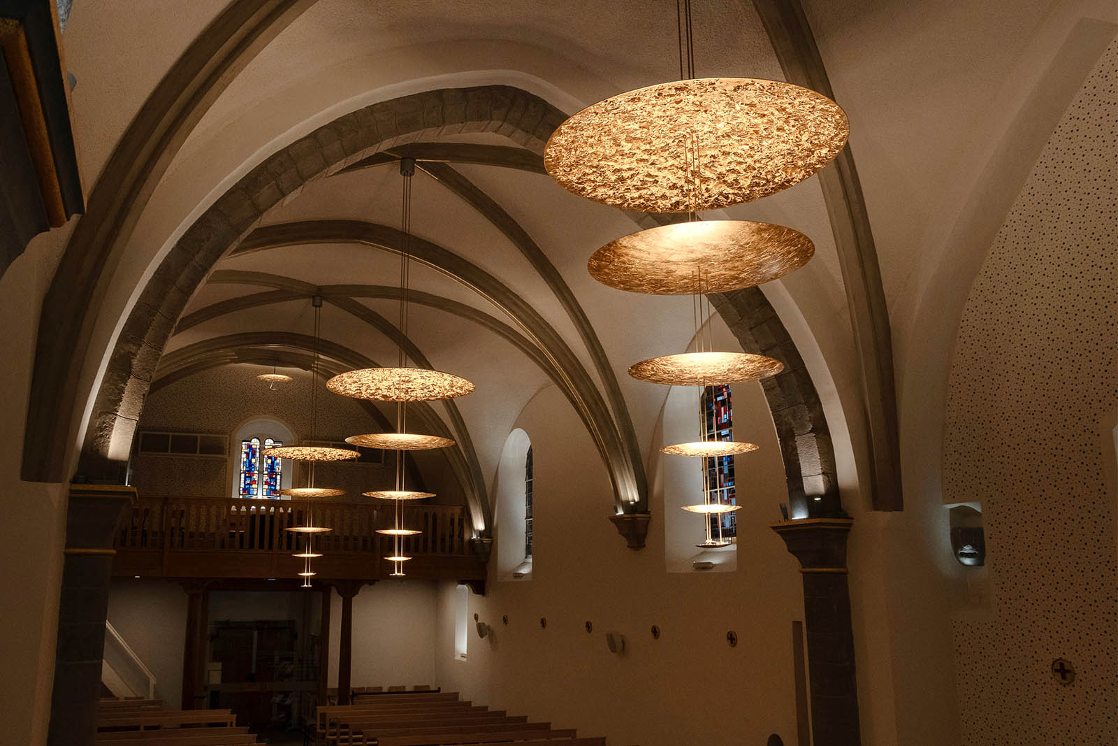 Éclairage de l'Église de Bonne