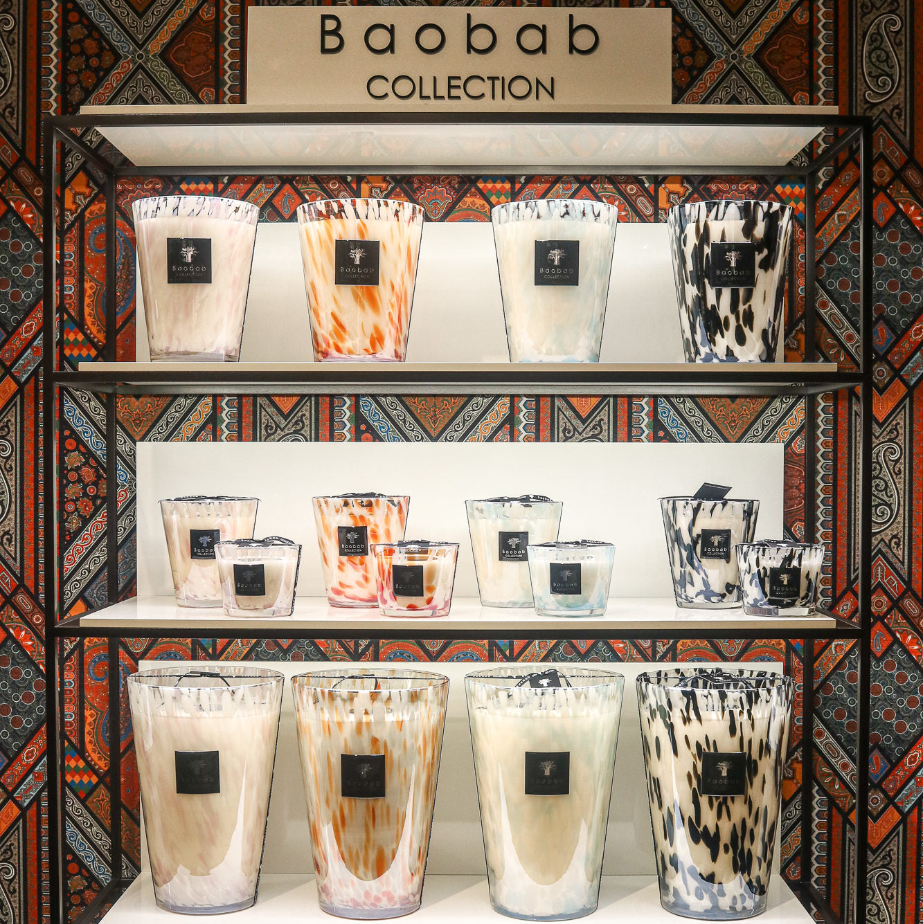 Bougie Black Pearls MAX24 - Carré Lumière