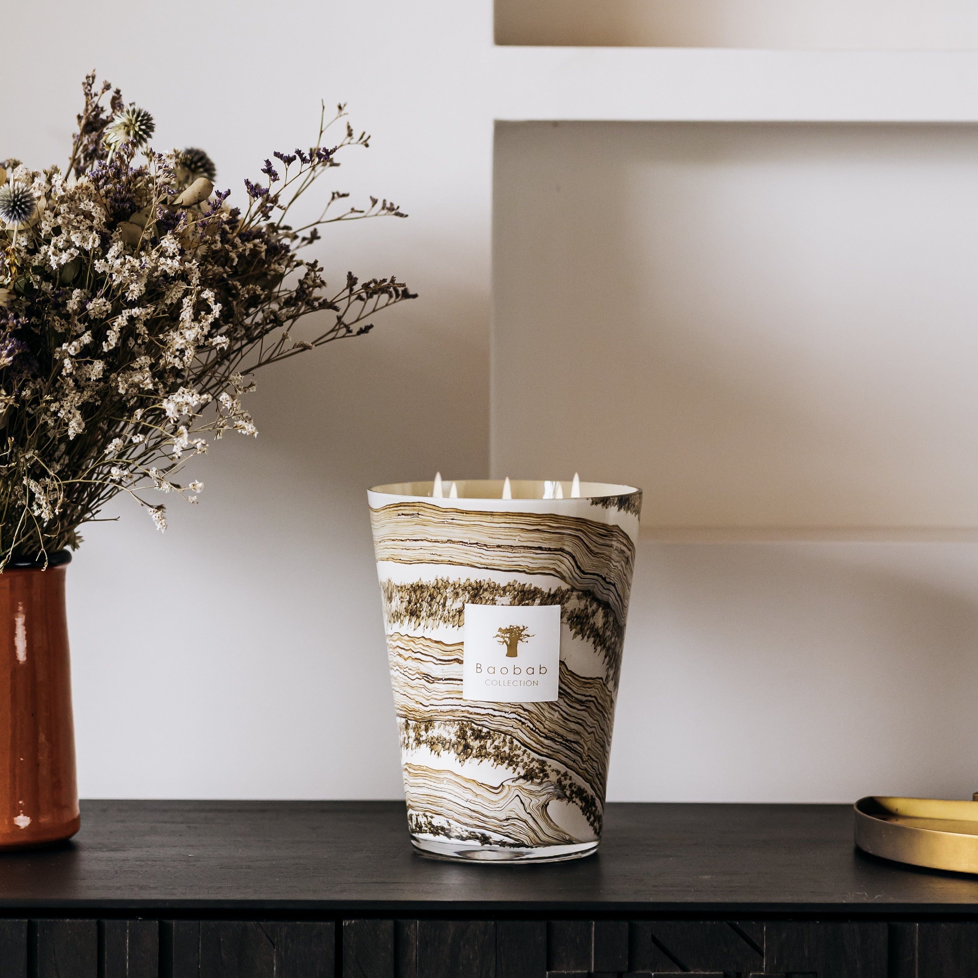 Bougie Sand Siloli MAX35 - Carré Lumière