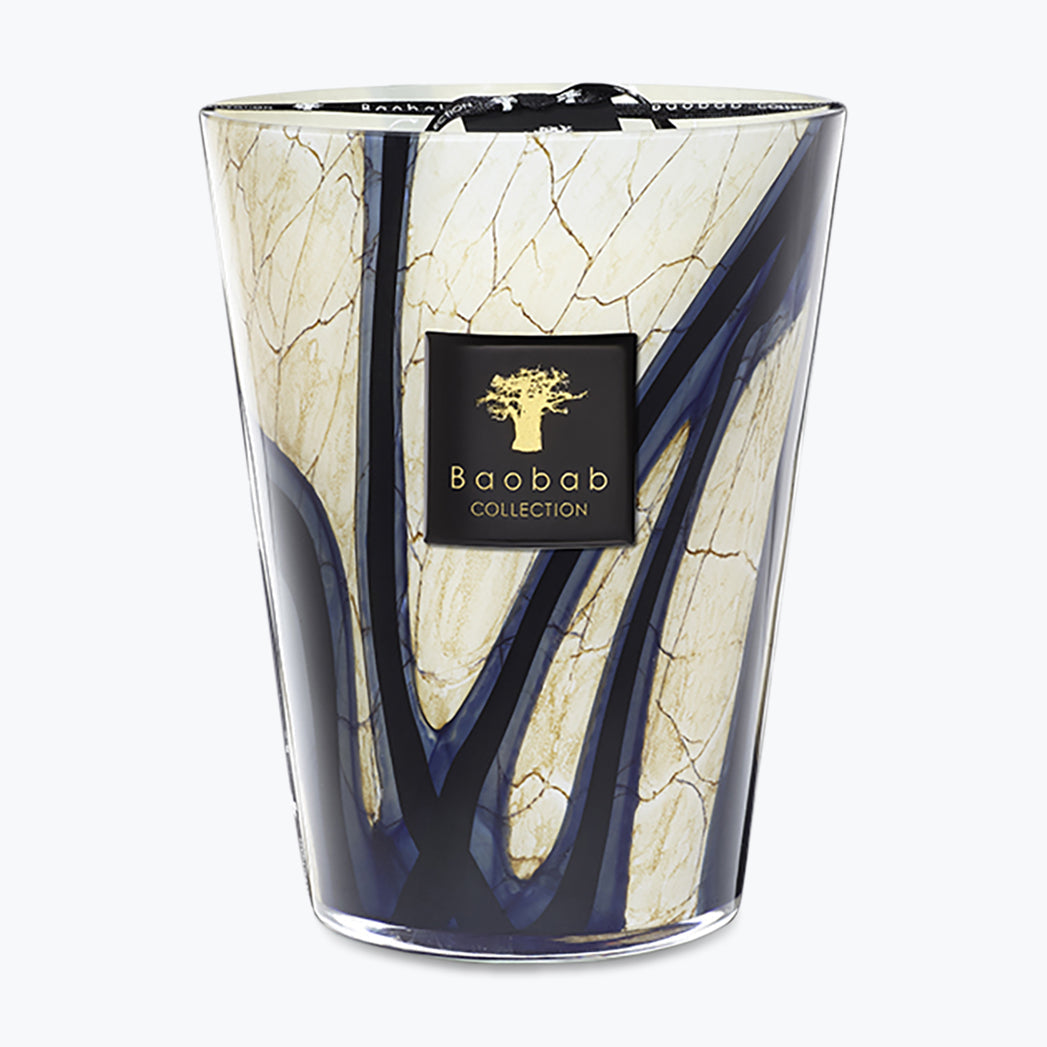 Bougie Stones - Lazuli MAX24 - Carré Lumière
