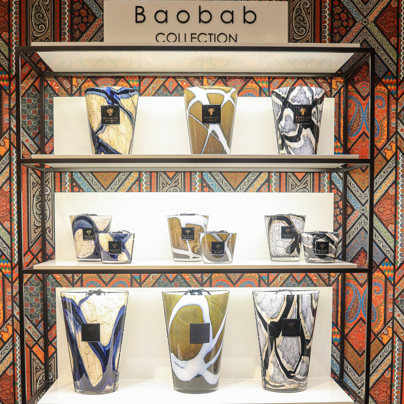 Bougie Stones - Marble MAX10 - Carré Lumière