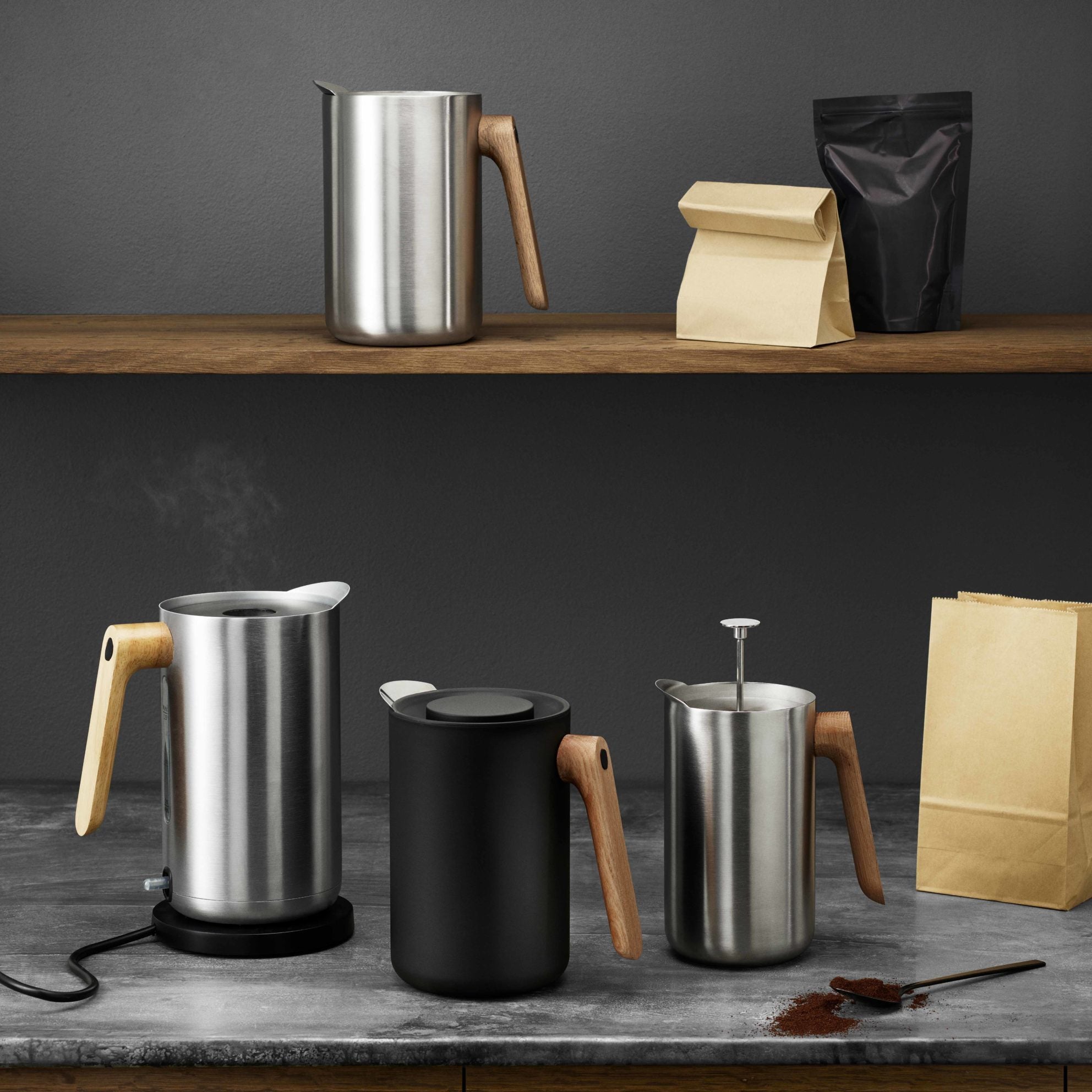 Bouilloire électrique nordic kitchen 1,5L - Carré Lumière