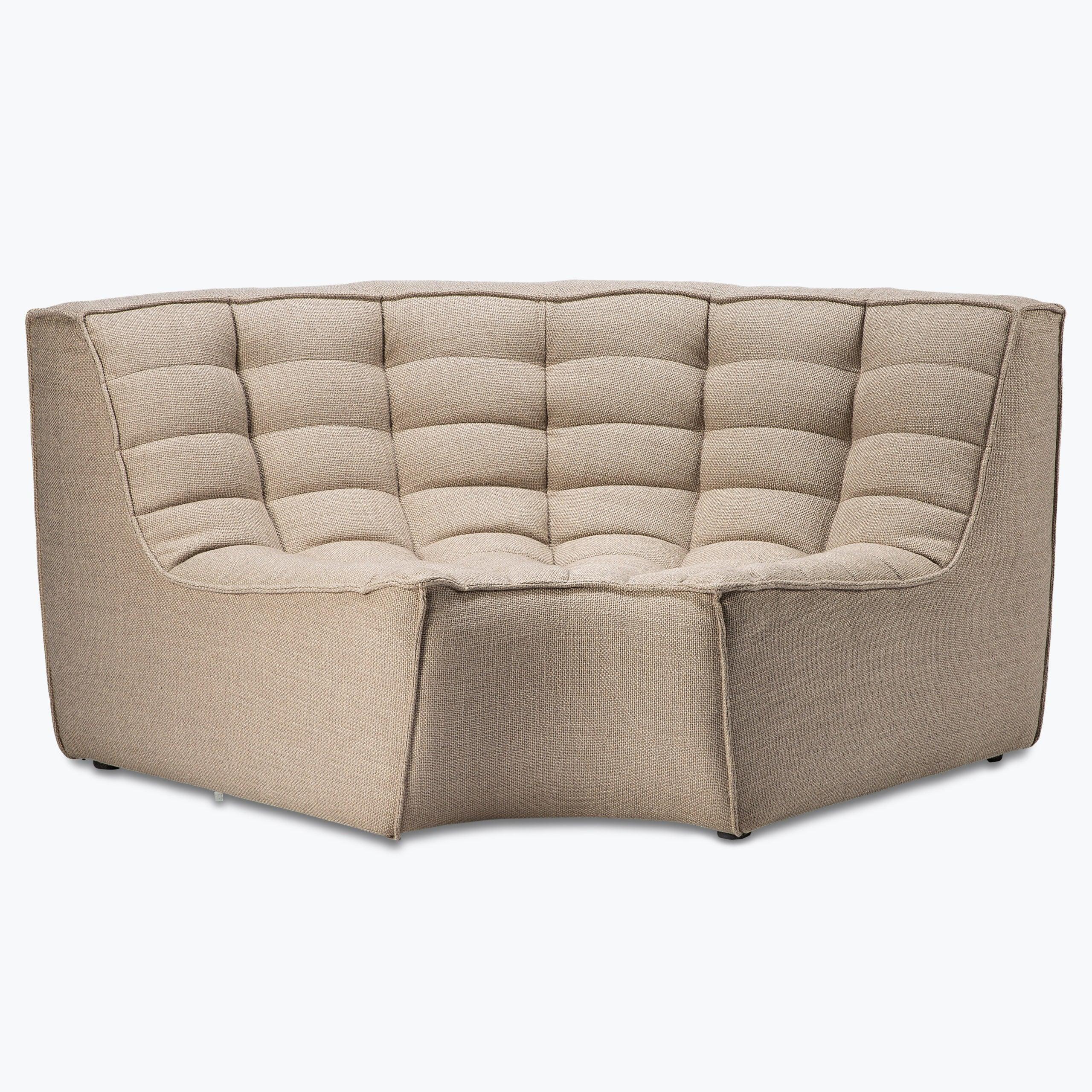 Canapé N701 - module d'angle arrondi - Carré Lumière