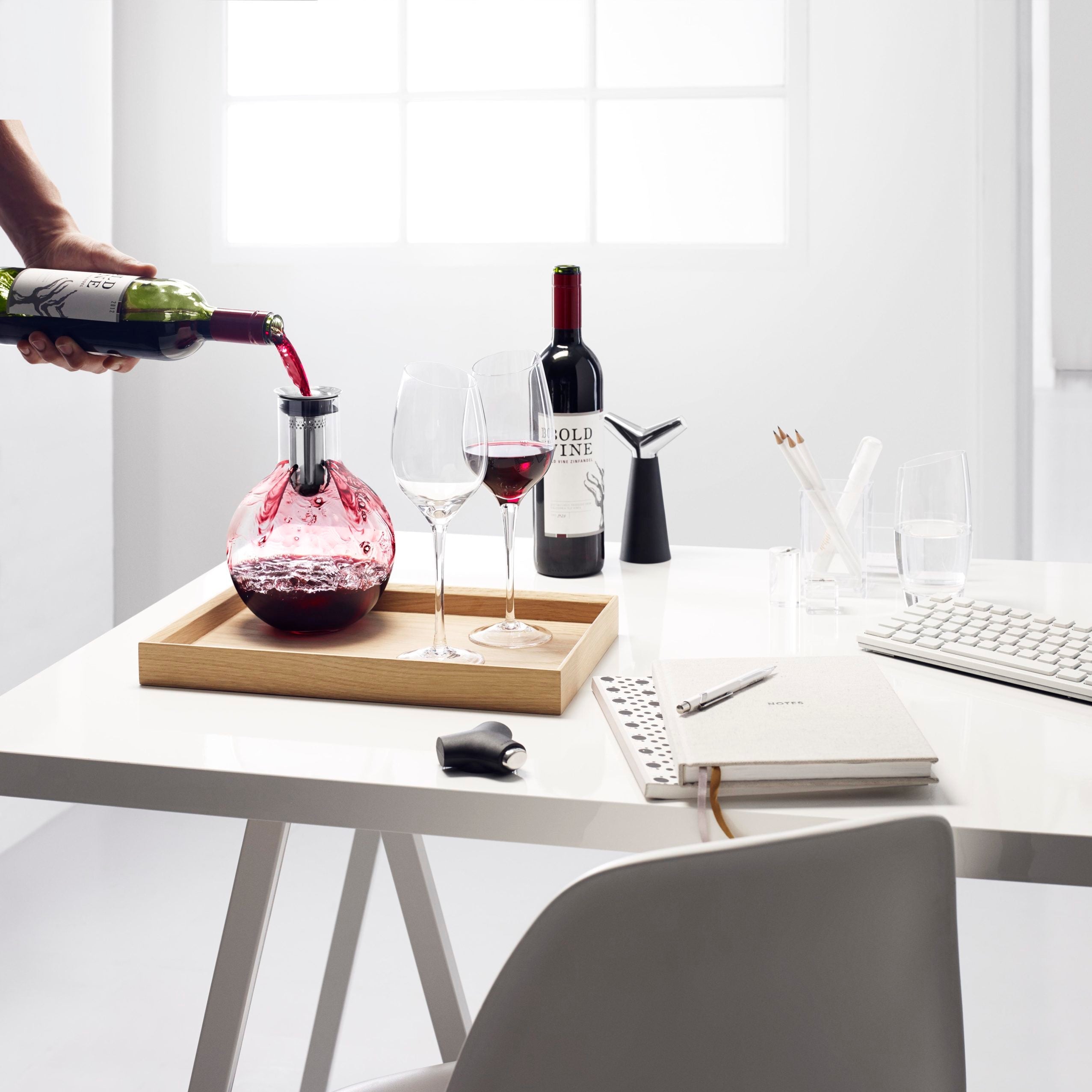 Carafe à décanter 0,75L - Carré Lumière