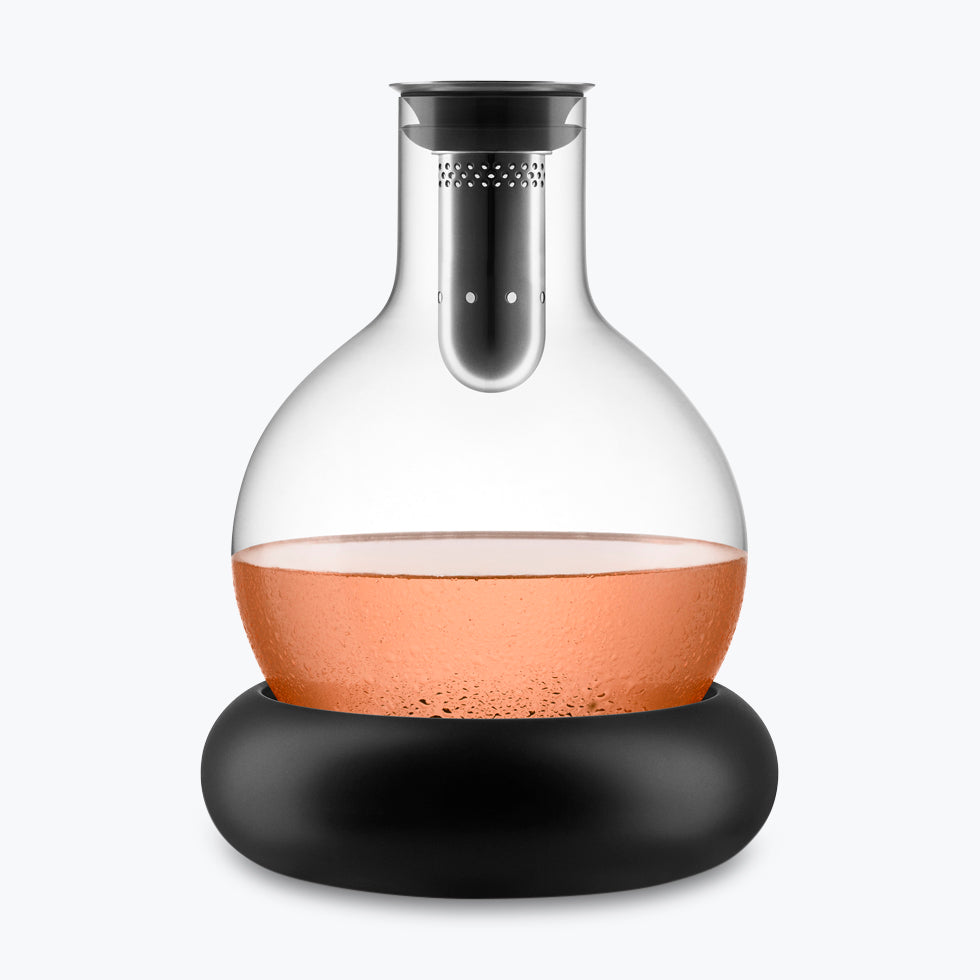 Carafe à décanter avec base réfrigérante 0,75L - Carré Lumière