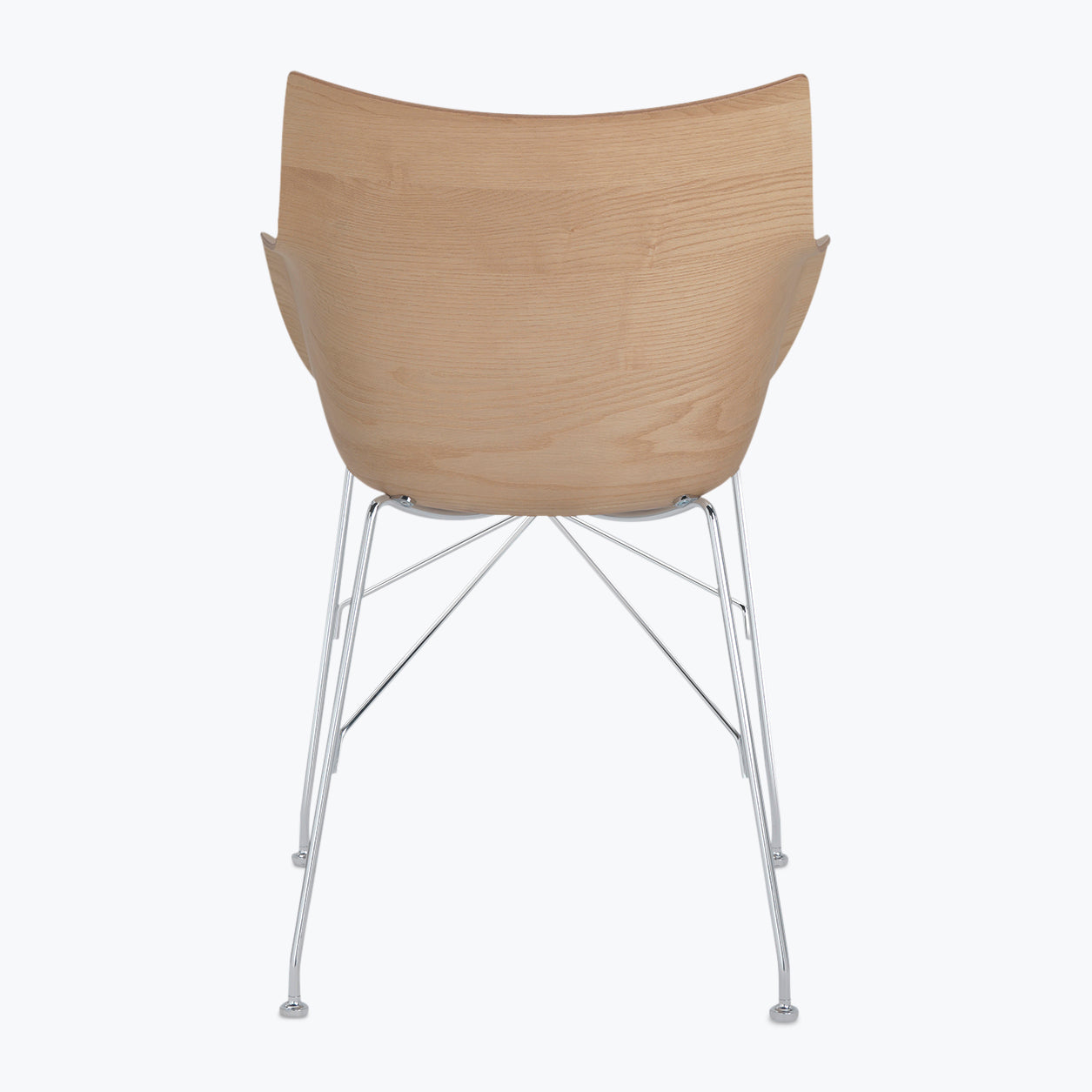 Chaise Q/WOOD en frêne lamellé - Carré Lumière