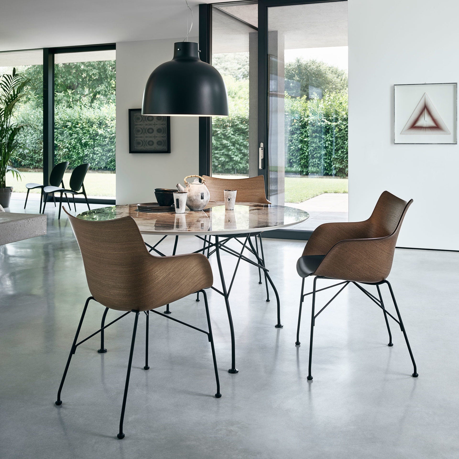 Chaise Q/WOOD en frêne lamellé - Carré Lumière