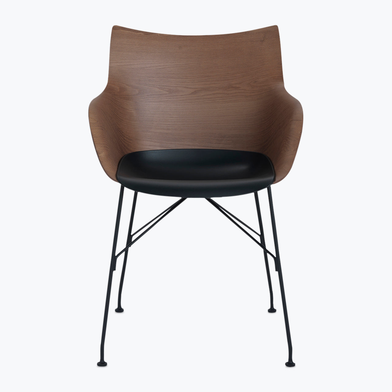 Chaise Q/WOOD en frêne lamellé - Carré Lumière