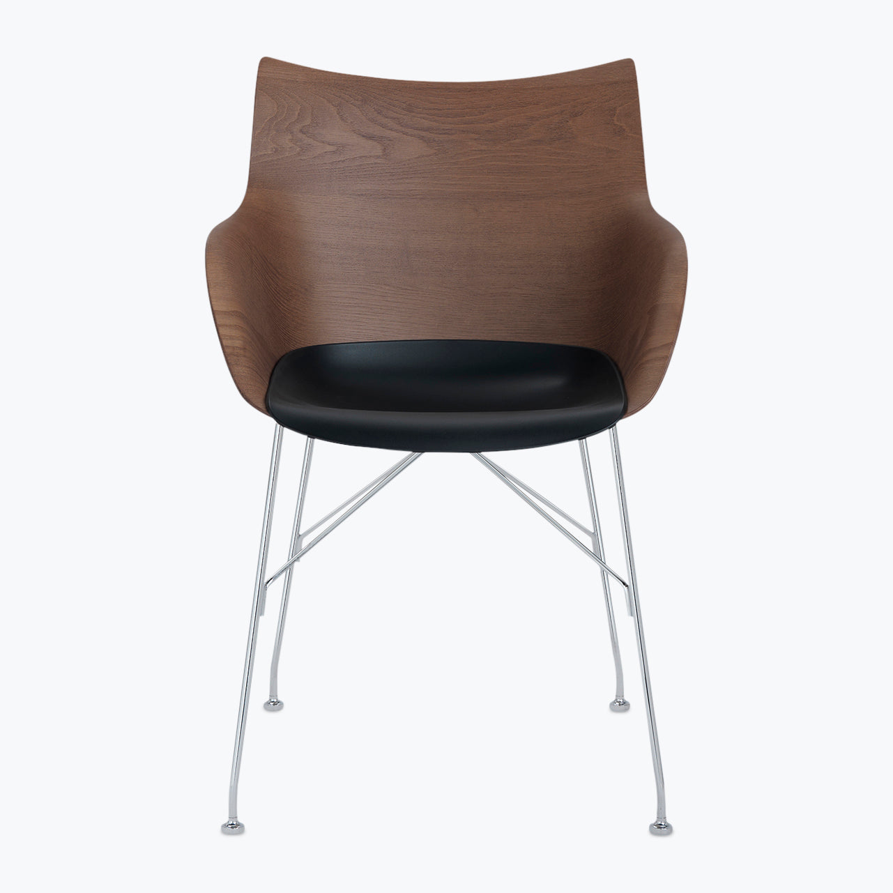 Chaise Q/WOOD en frêne lamellé - Carré Lumière