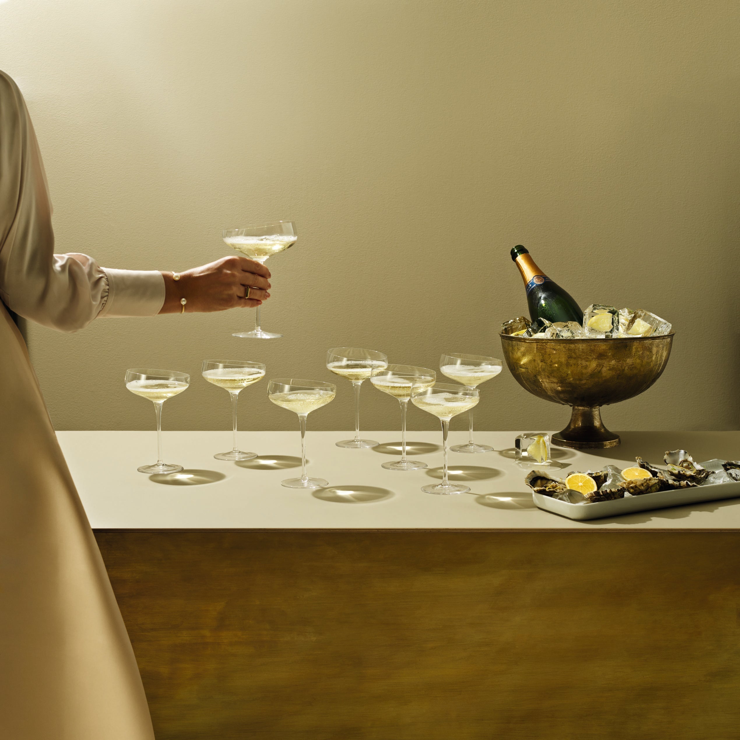 Coupe à champagne 20cl - Carré Lumière