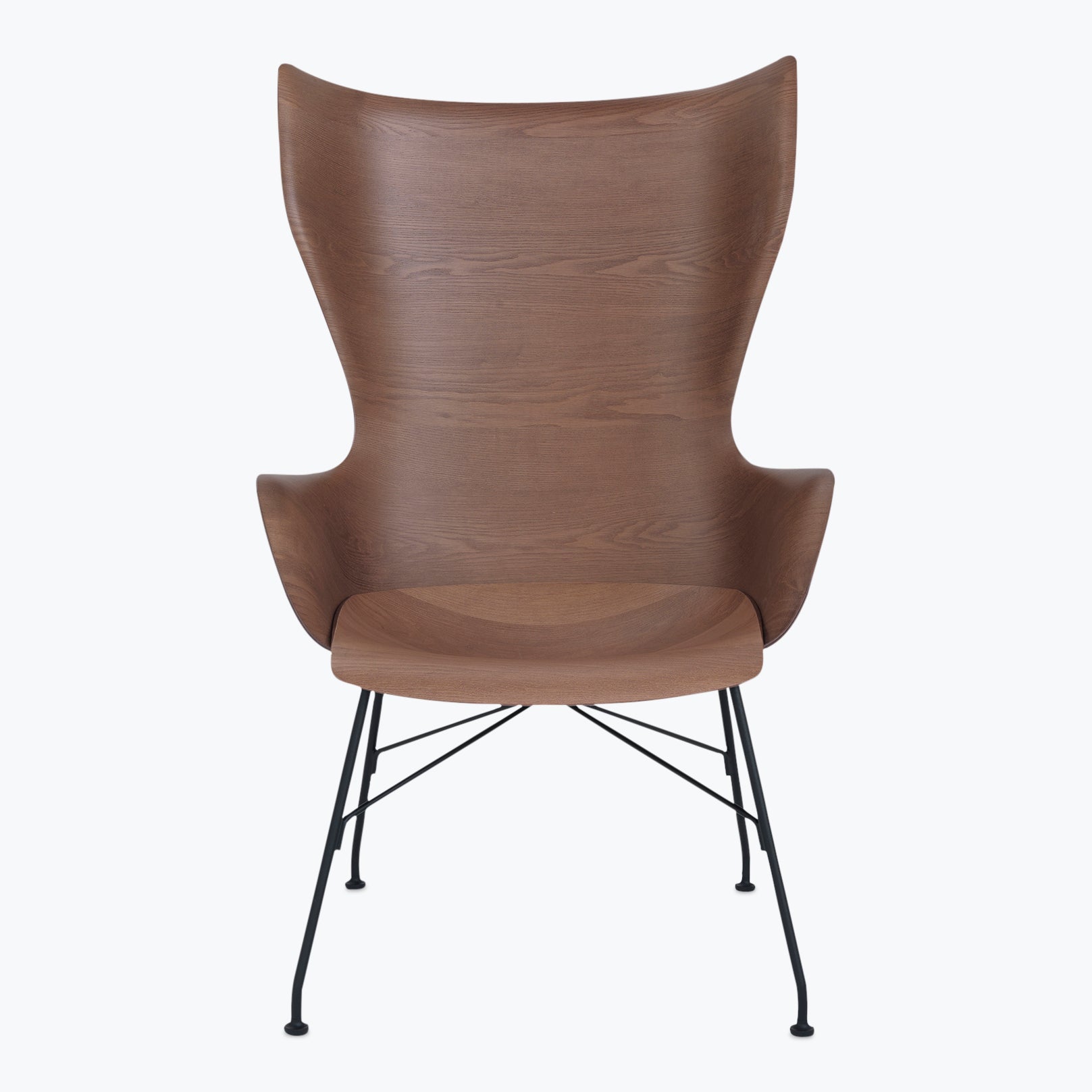 Fauteuil K/WOOD en frêne lamellé - Carré Lumière