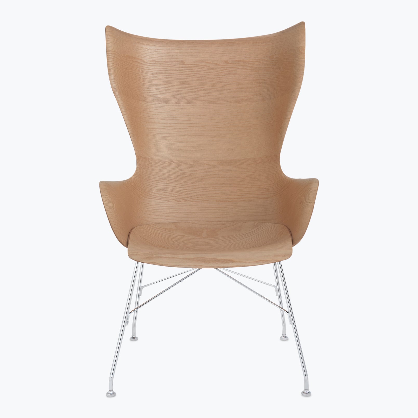 Fauteuil K/WOOD en frêne lamellé - Carré Lumière
