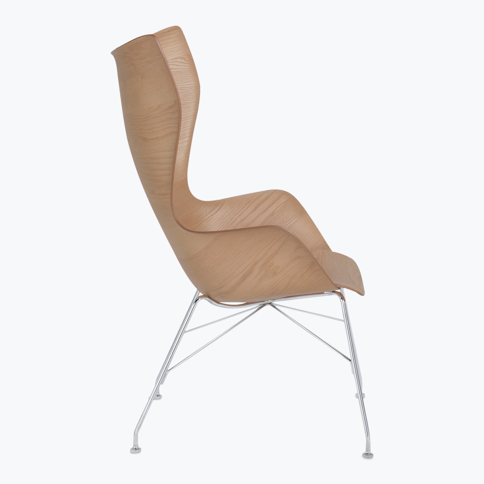 Fauteuil K/WOOD en frêne lamellé - Carré Lumière