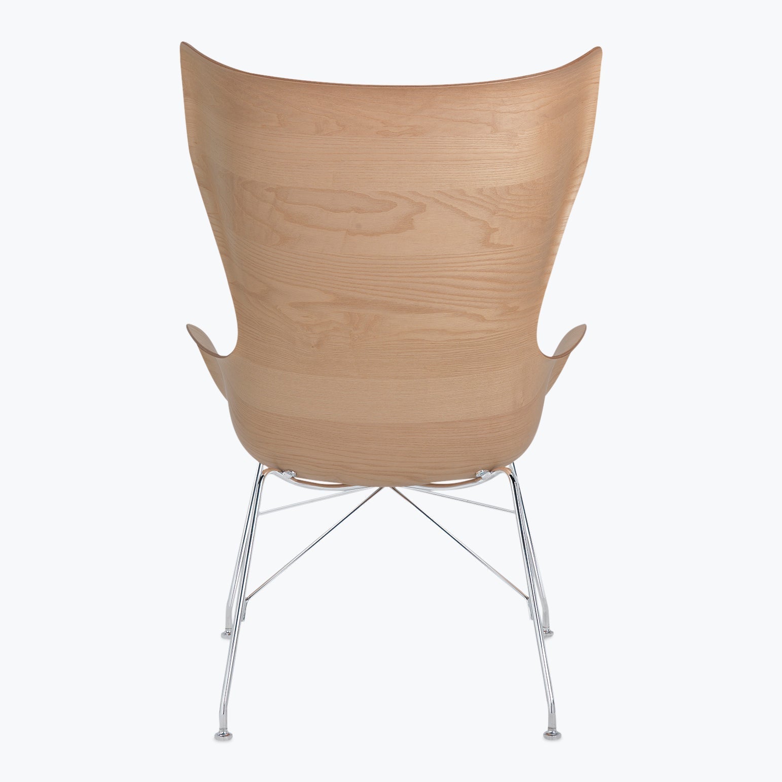 Fauteuil K/WOOD en frêne lamellé - Carré Lumière