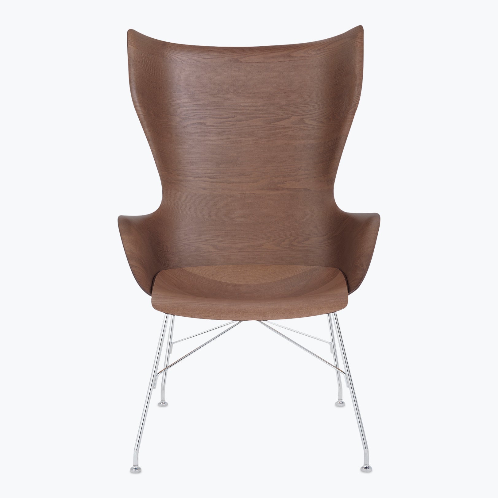 Fauteuil K/WOOD en frêne lamellé - Carré Lumière