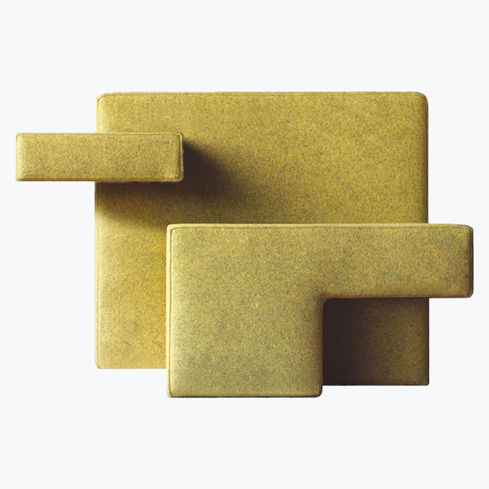 Fauteuil Primitive jaune - Carré Lumière