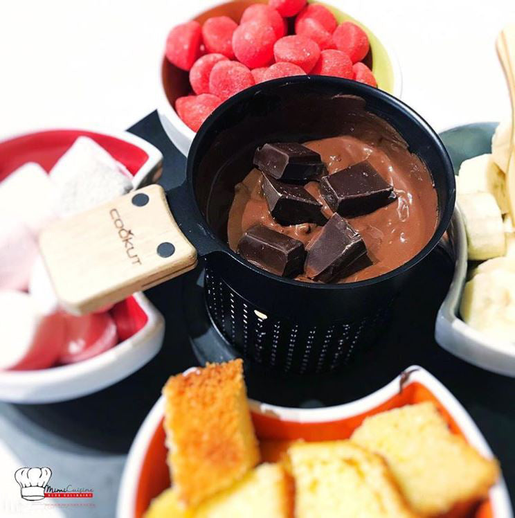 Fondue au chocolat à la bougie - set de 2 - Carré Lumière