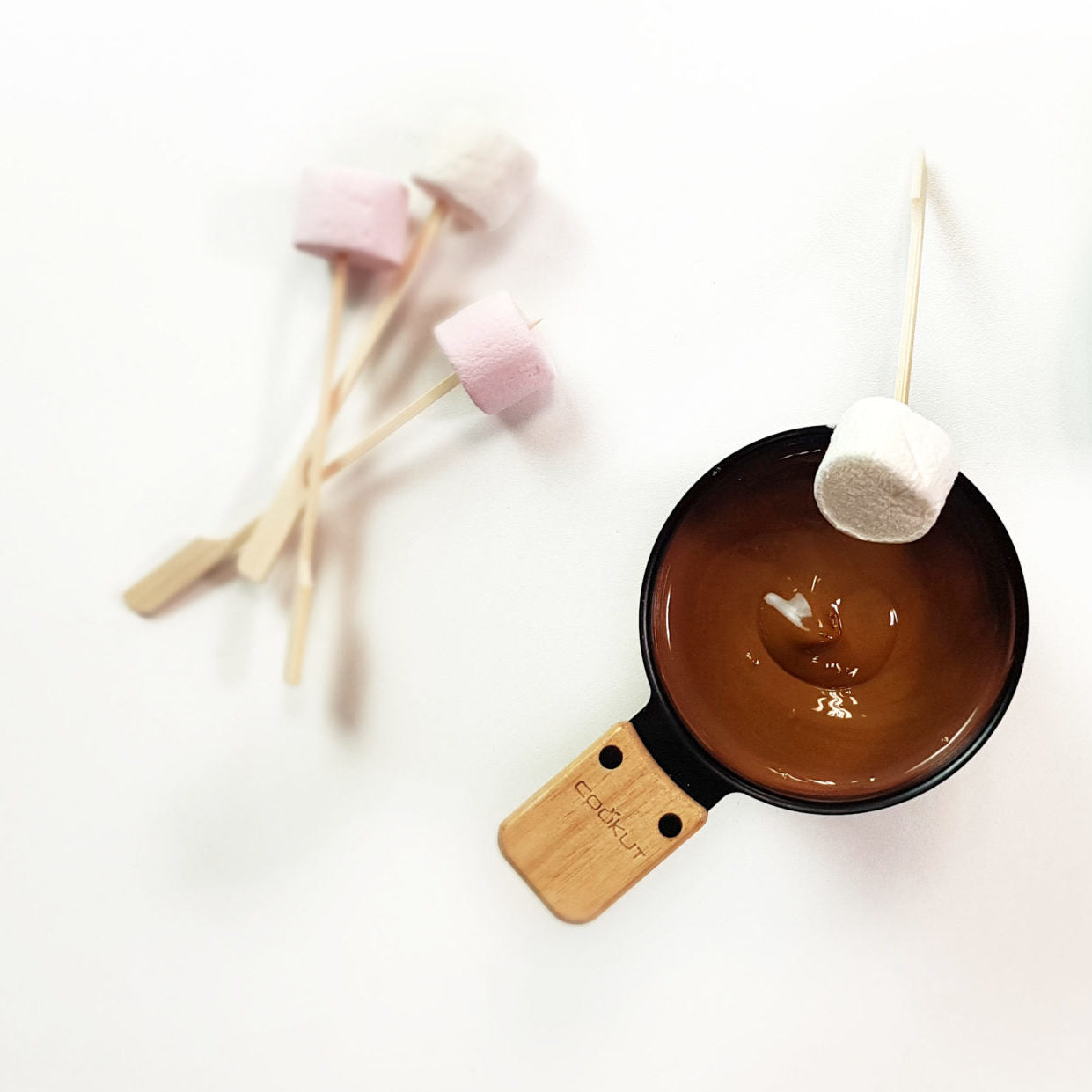 Fondue au chocolat à la bougie - set de 2 - Carré Lumière