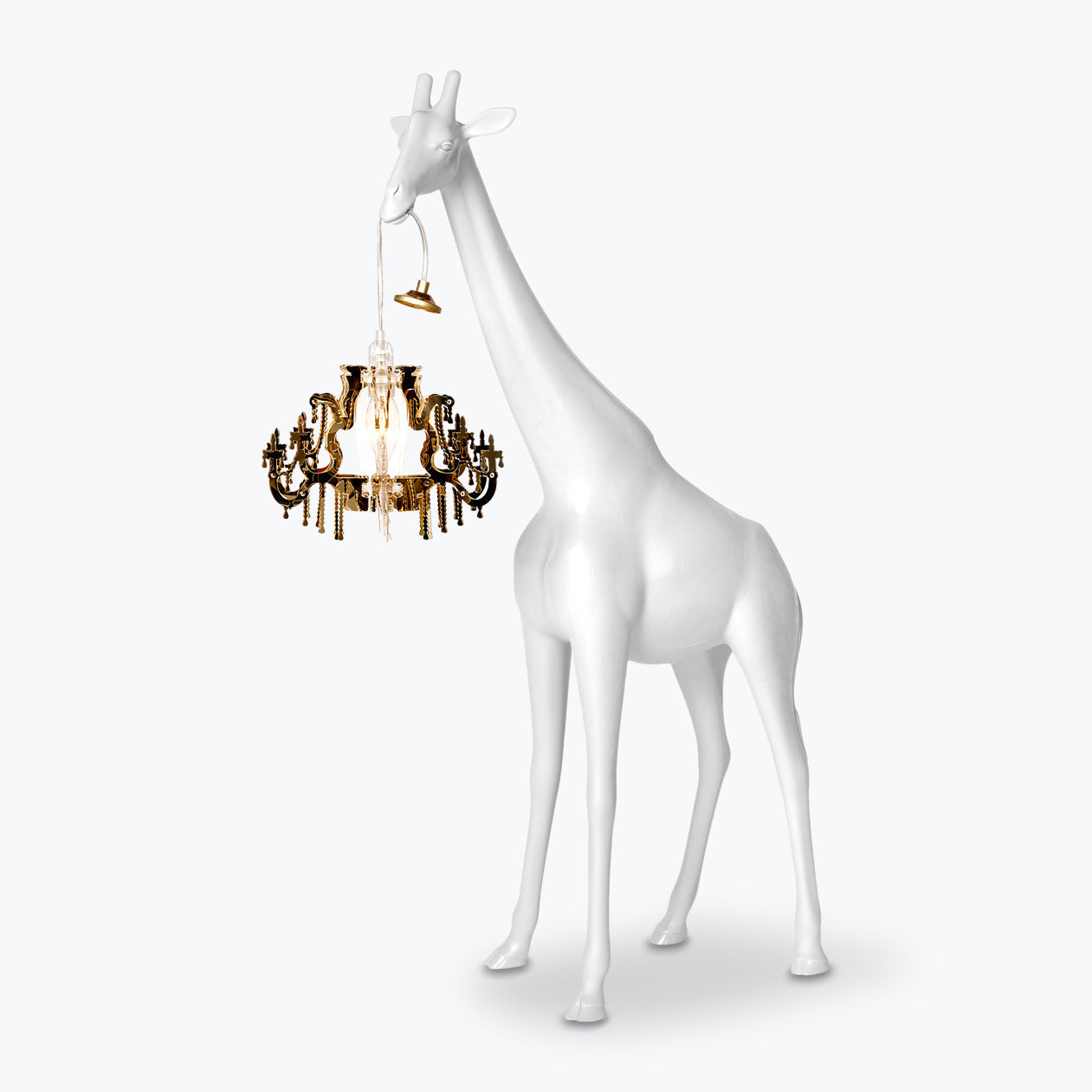 Lampe de sol Giraffe in love xs - Carré Lumière