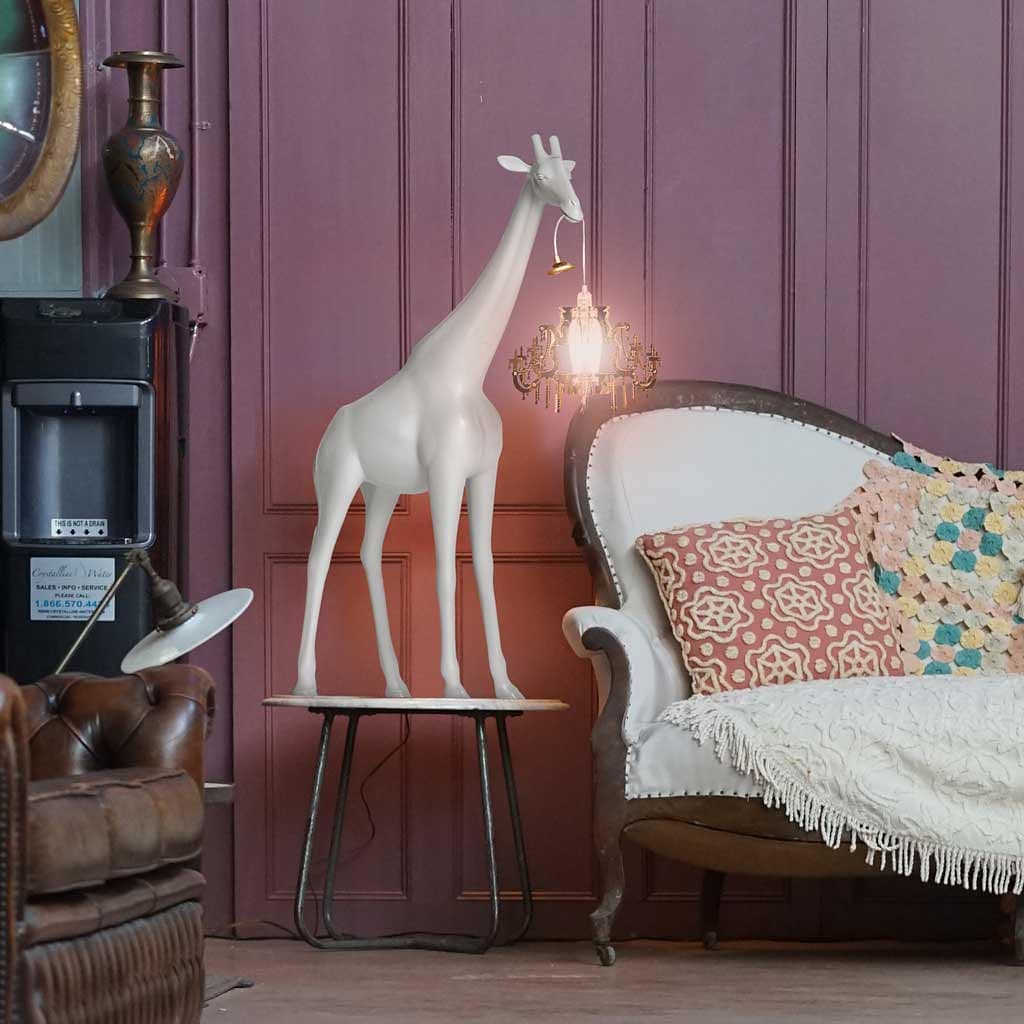Lampe de sol Giraffe in love xs - Carré Lumière