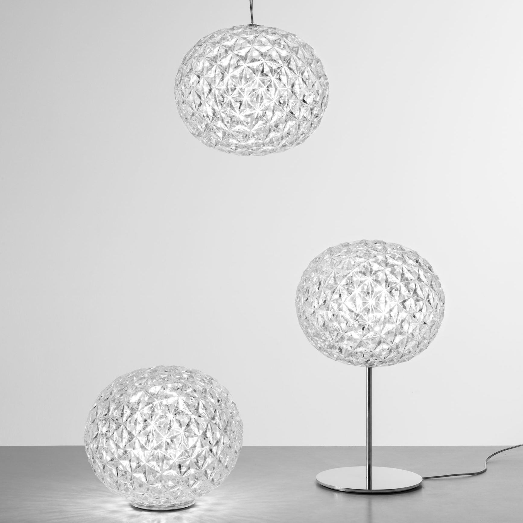 Lampe de table Planet avec variateur de lumière - Carré Lumière