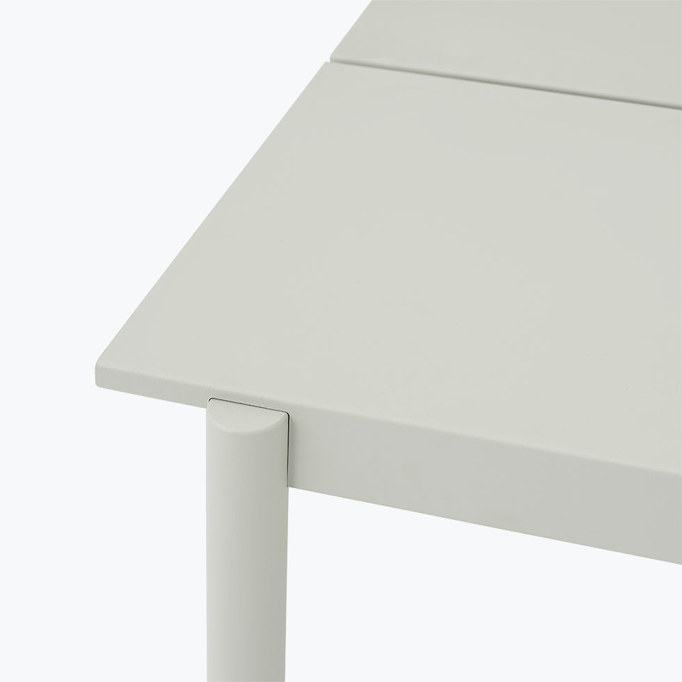 Linear Steel table de jardin 200 cm - Carré Lumière
