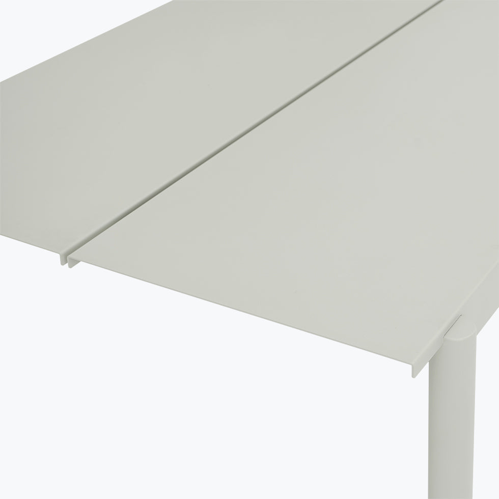 Linear Steel table de jardin 220 cm - Carré Lumière