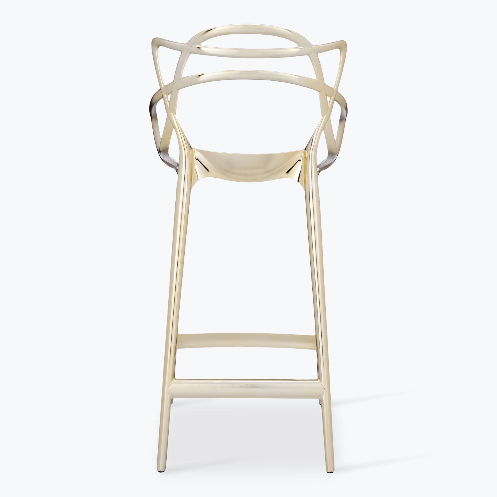 Masters stool H65cm finitions métallisées - Carré Lumière