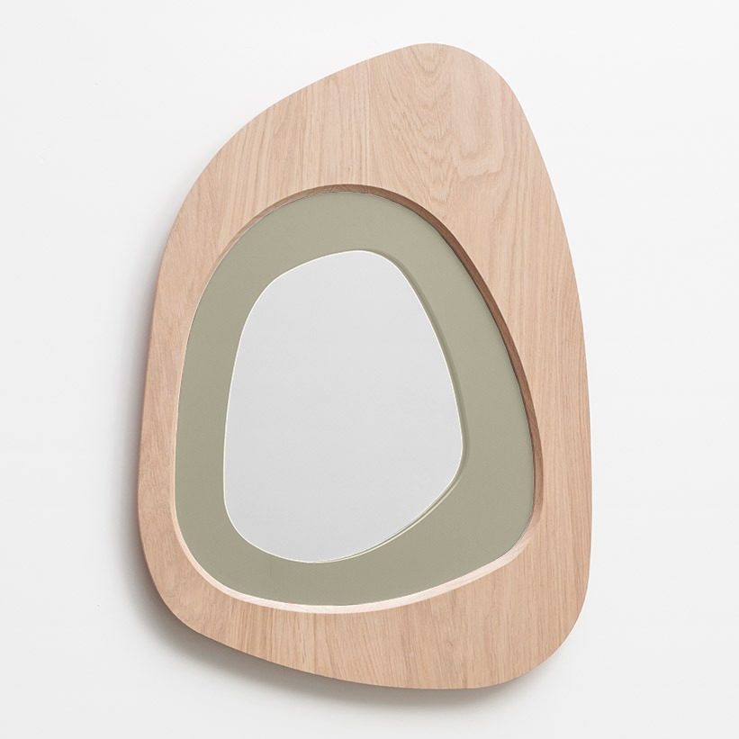 Miroir Galet - Carré Lumière