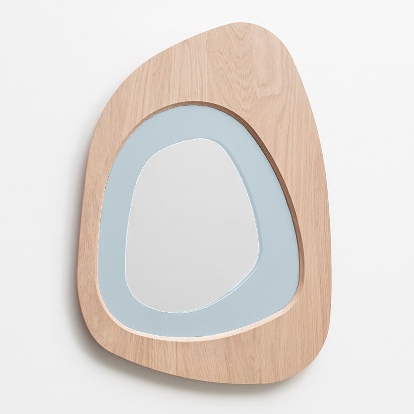 Miroir Galet - Carré Lumière