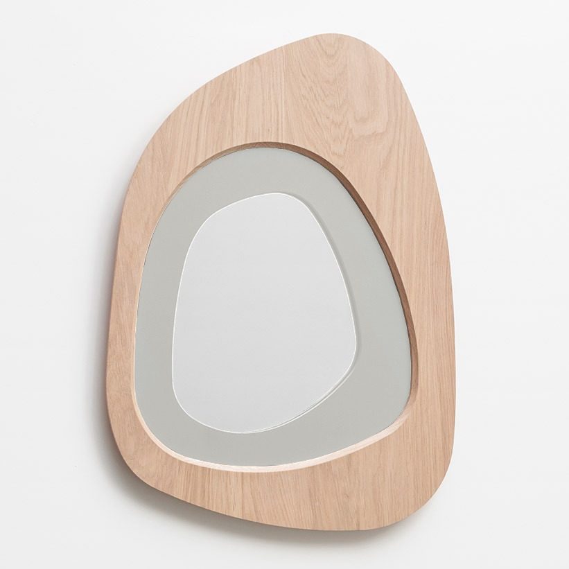 Miroir Galet - Carré Lumière