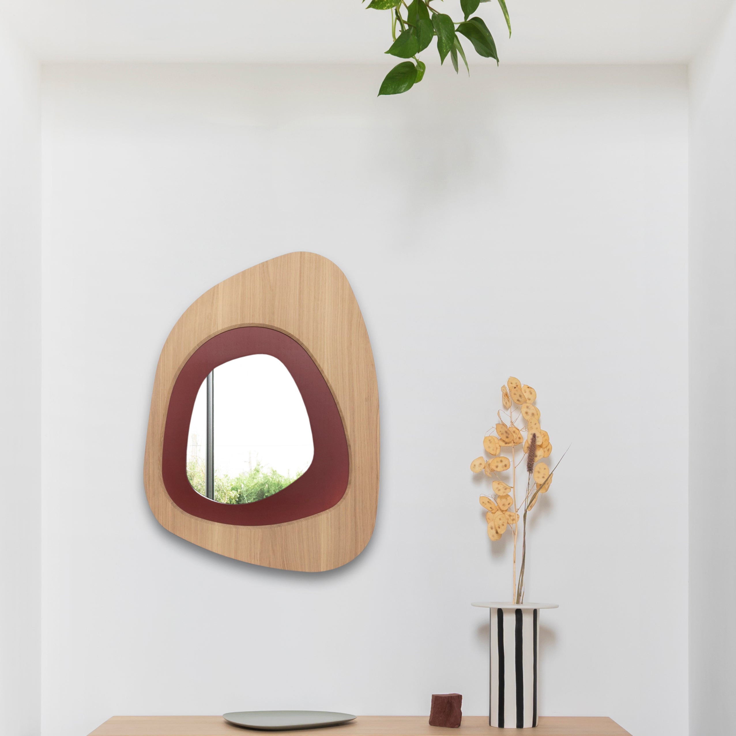 Miroir Galet - Carré Lumière