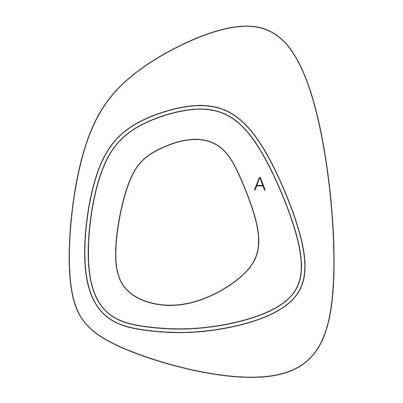 Miroir Galet - Carré Lumière