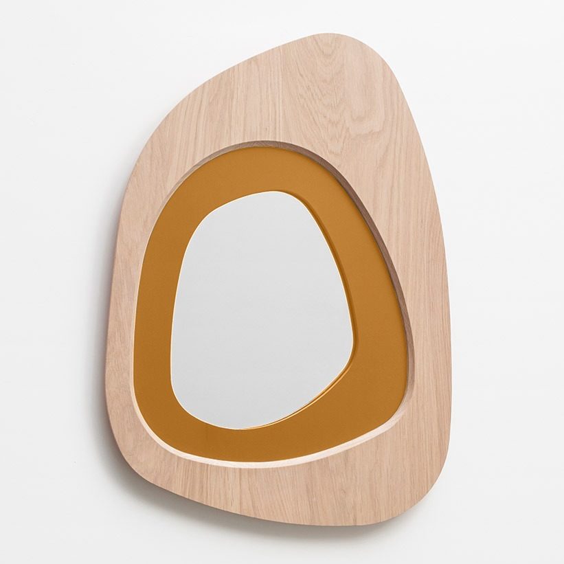 Miroir Galet - Carré Lumière