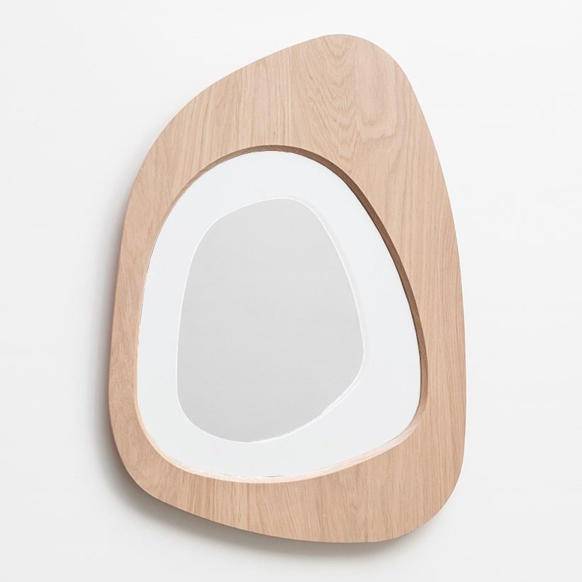 Miroir Galet - Carré Lumière