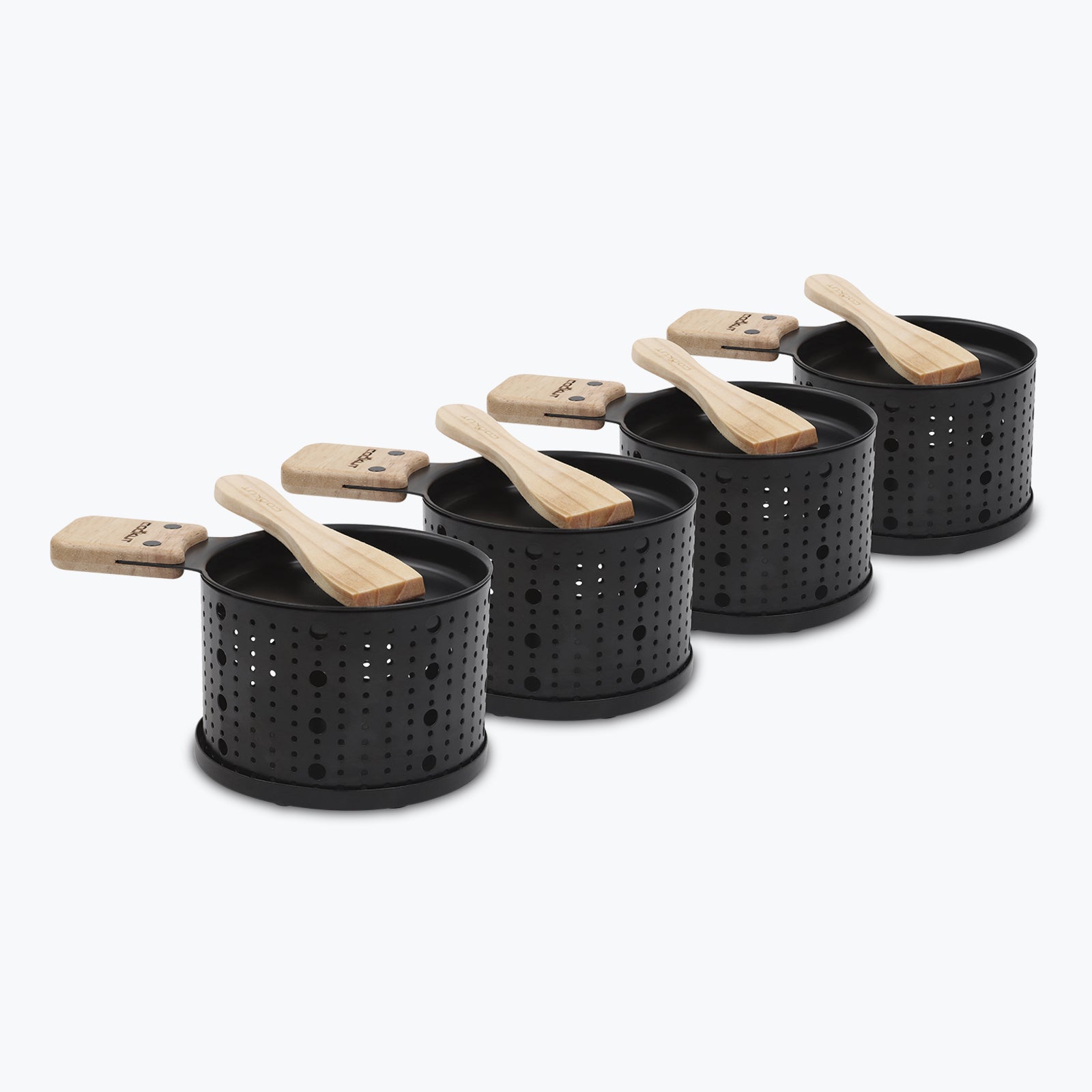 Raclette à la bougie - set de 4 - Carré Lumière