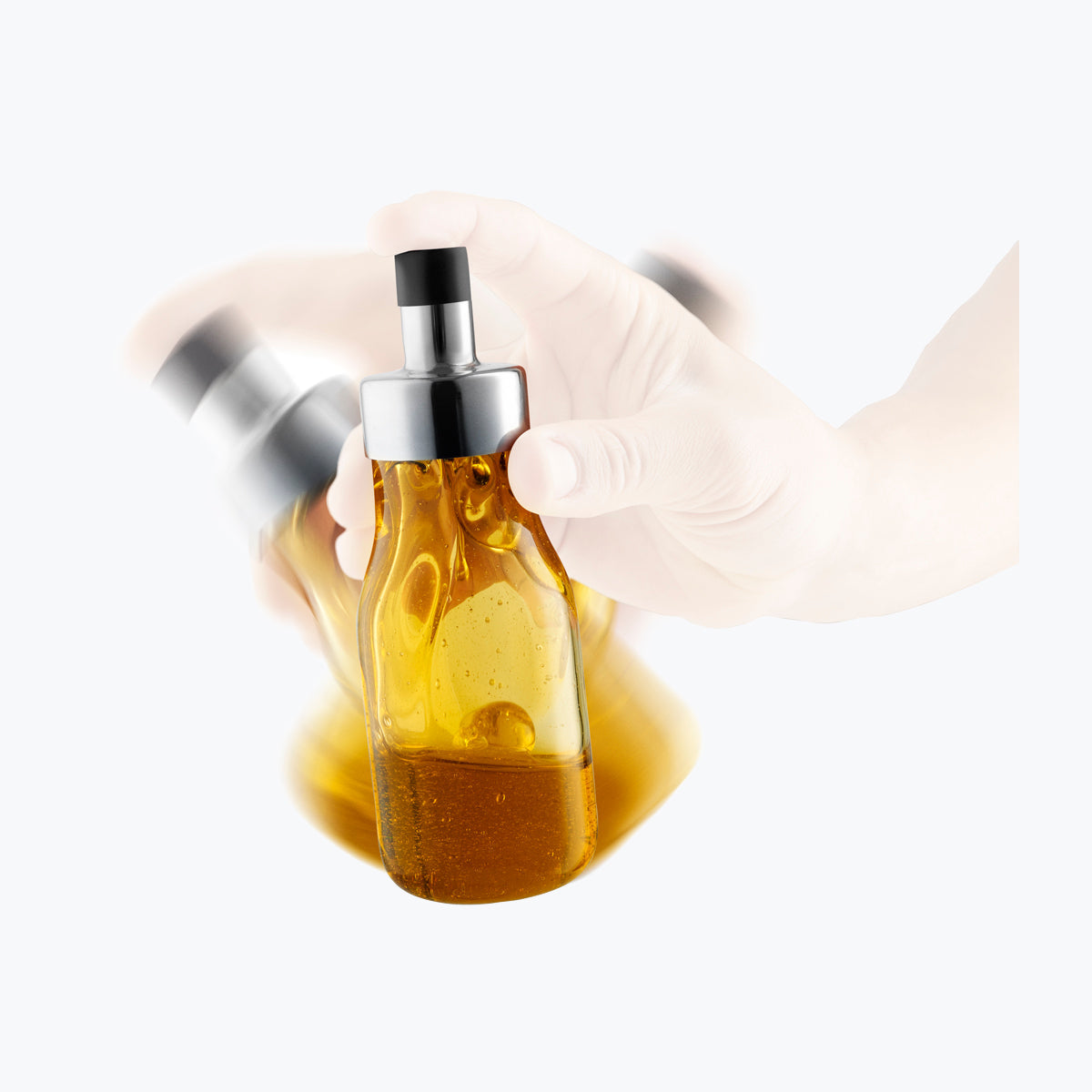 Shaker à vinaigrette Myflavour stoppe-goutte 0,25L - Carré Lumière