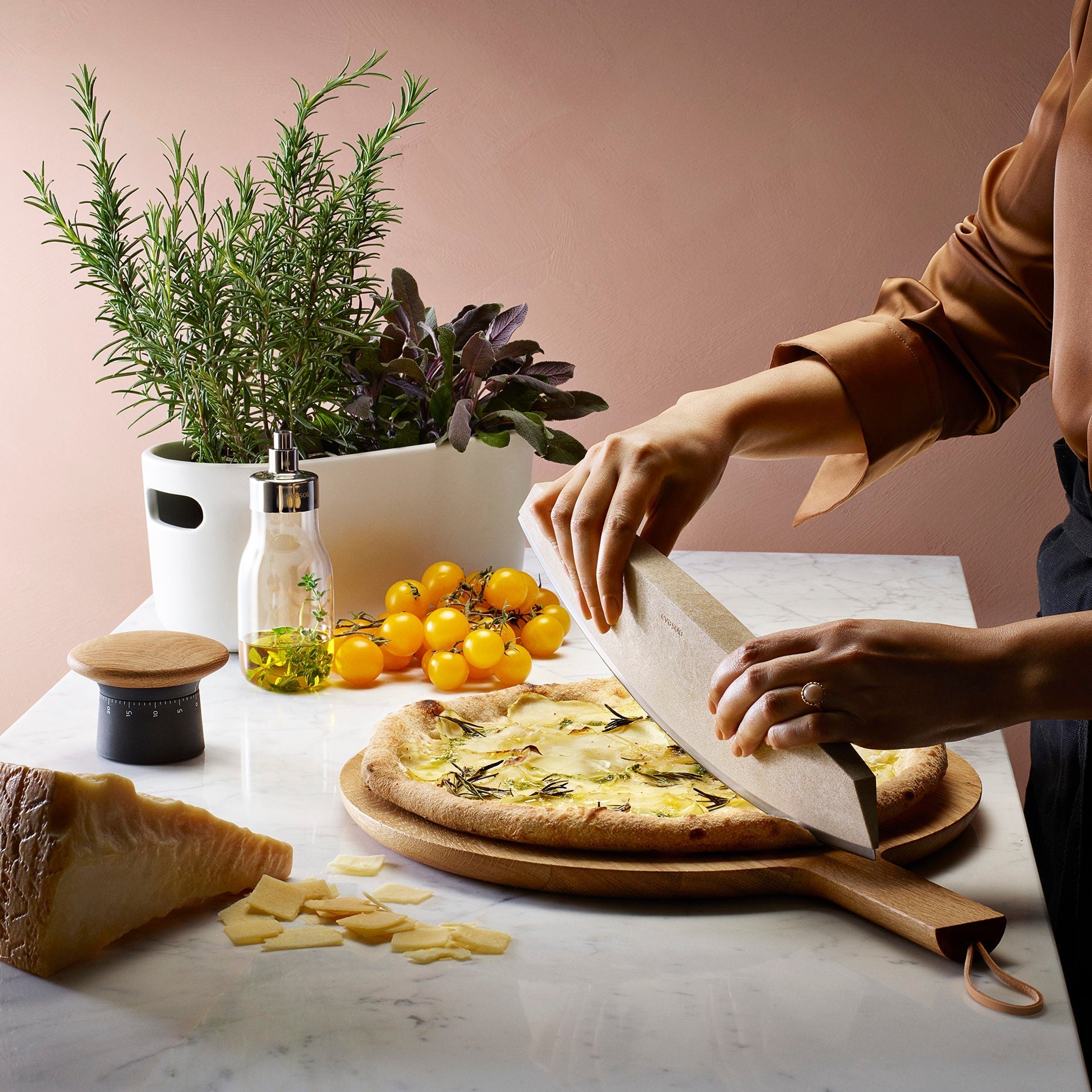Shaker à vinaigrette Myflavour stoppe-goutte 0,25L - Carré Lumière
