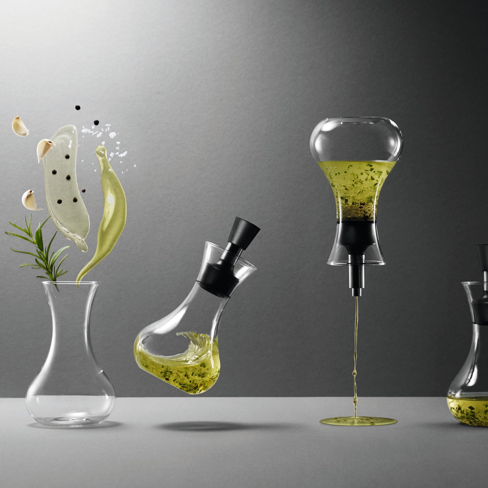Shaker à vinaigrette stoppe-goutte 0,25L - Carré Lumière