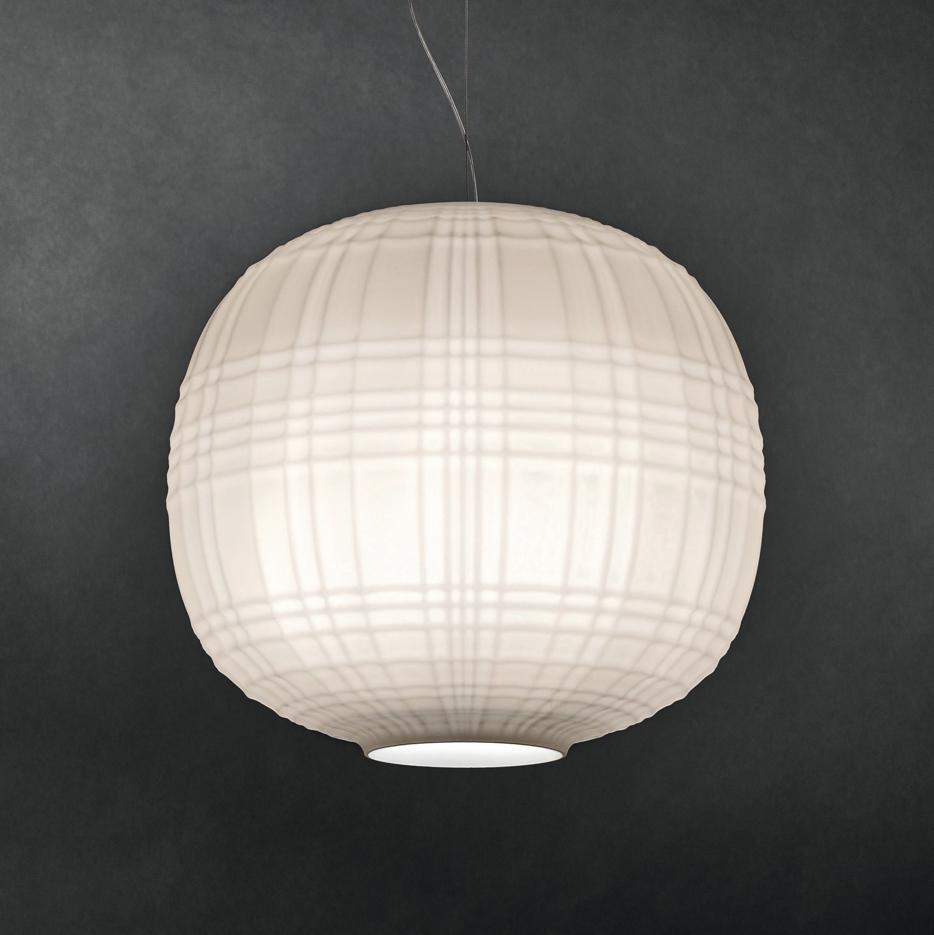 Suspension Tartan LED - Carré Lumière