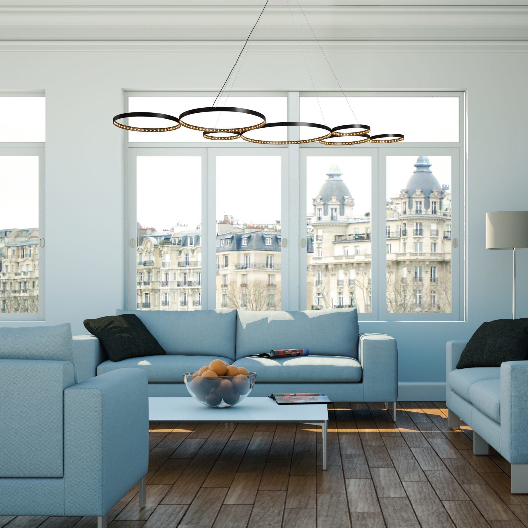 Suspension Ultra 8 - Carré Lumière