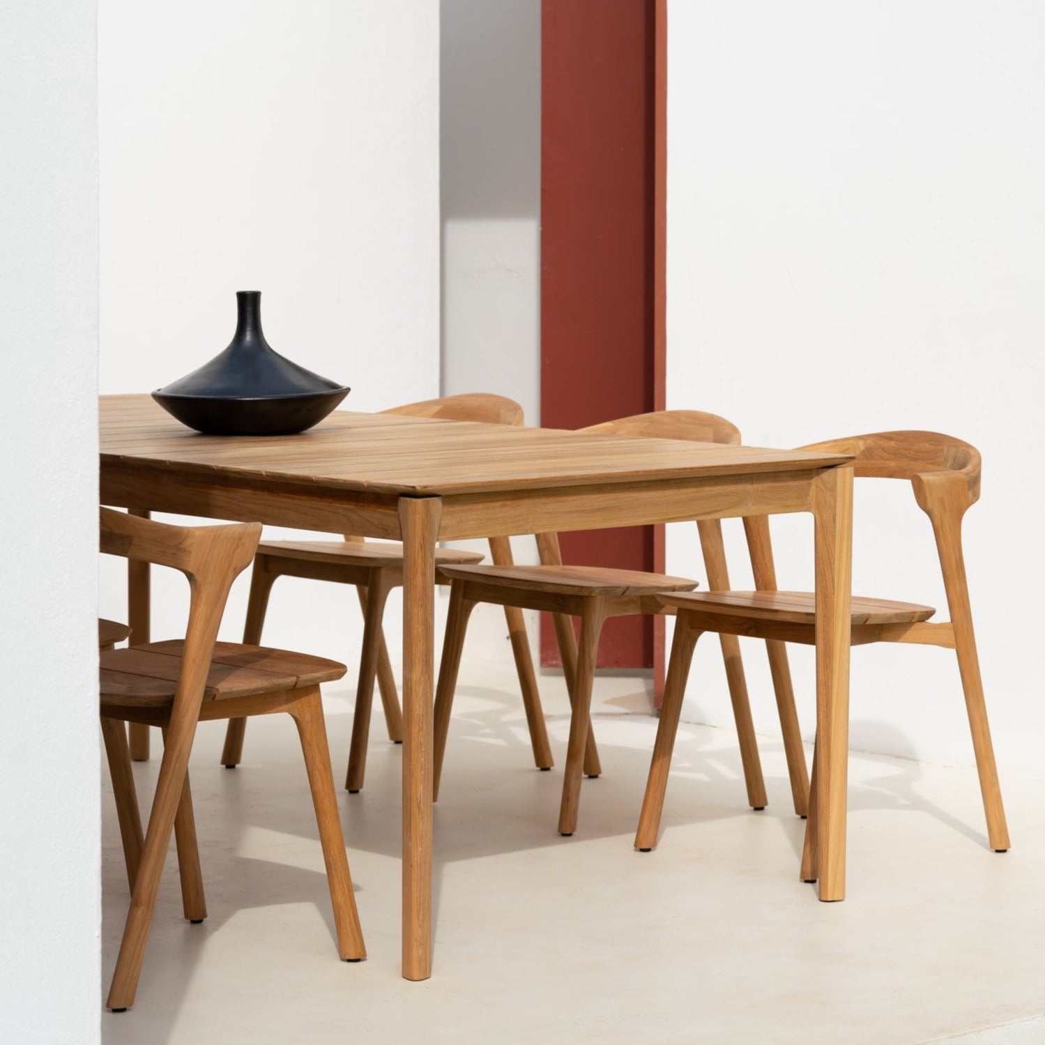 Table à manger Bok extérieur 200 x 100cm - Carré Lumière