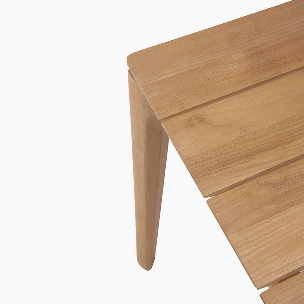 Table à manger Bok extérieur 200 x 100cm - Carré Lumière