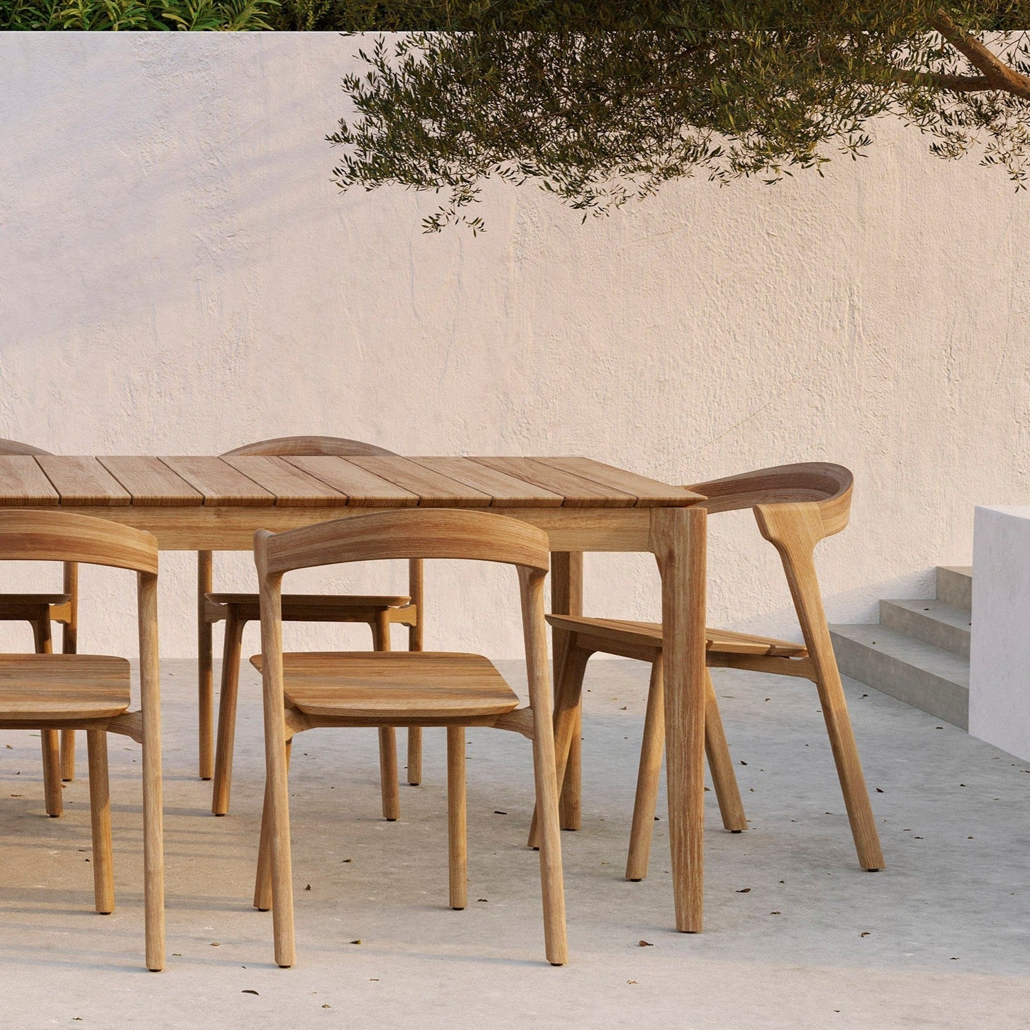 Table à manger Bok extérieur 300 x 110cm - Carré Lumière