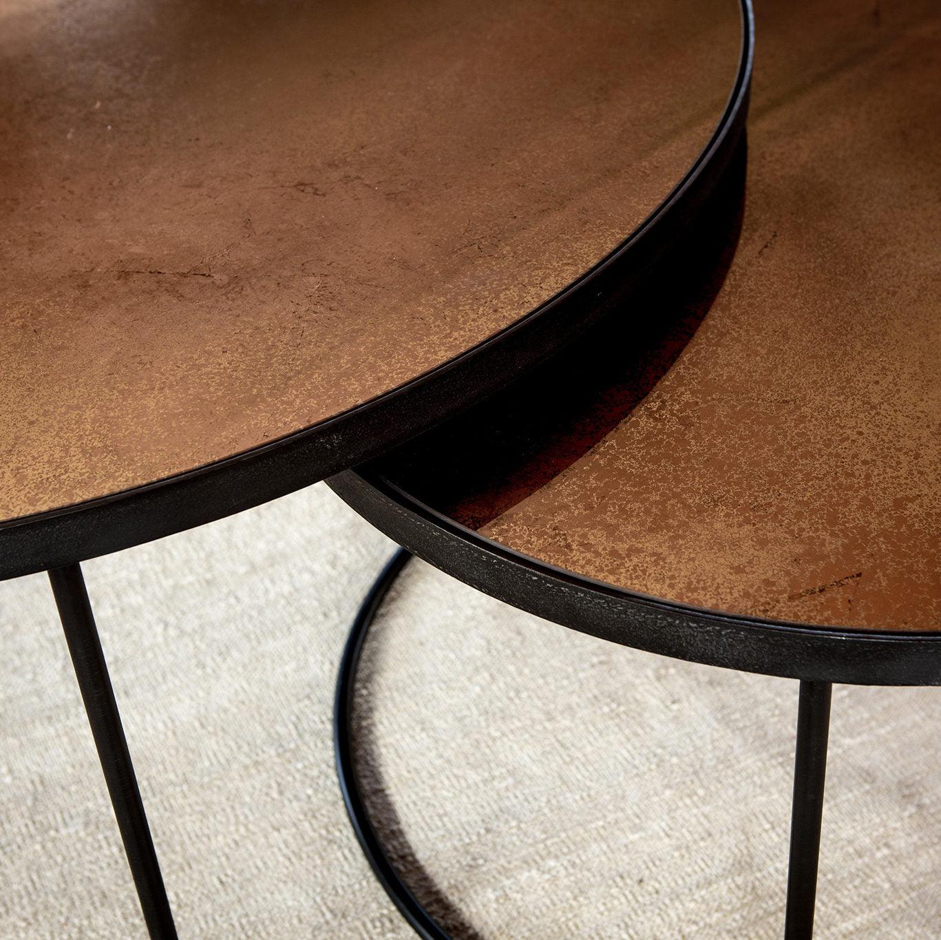 Table basse Nesting - set de 2 - Carré Lumière