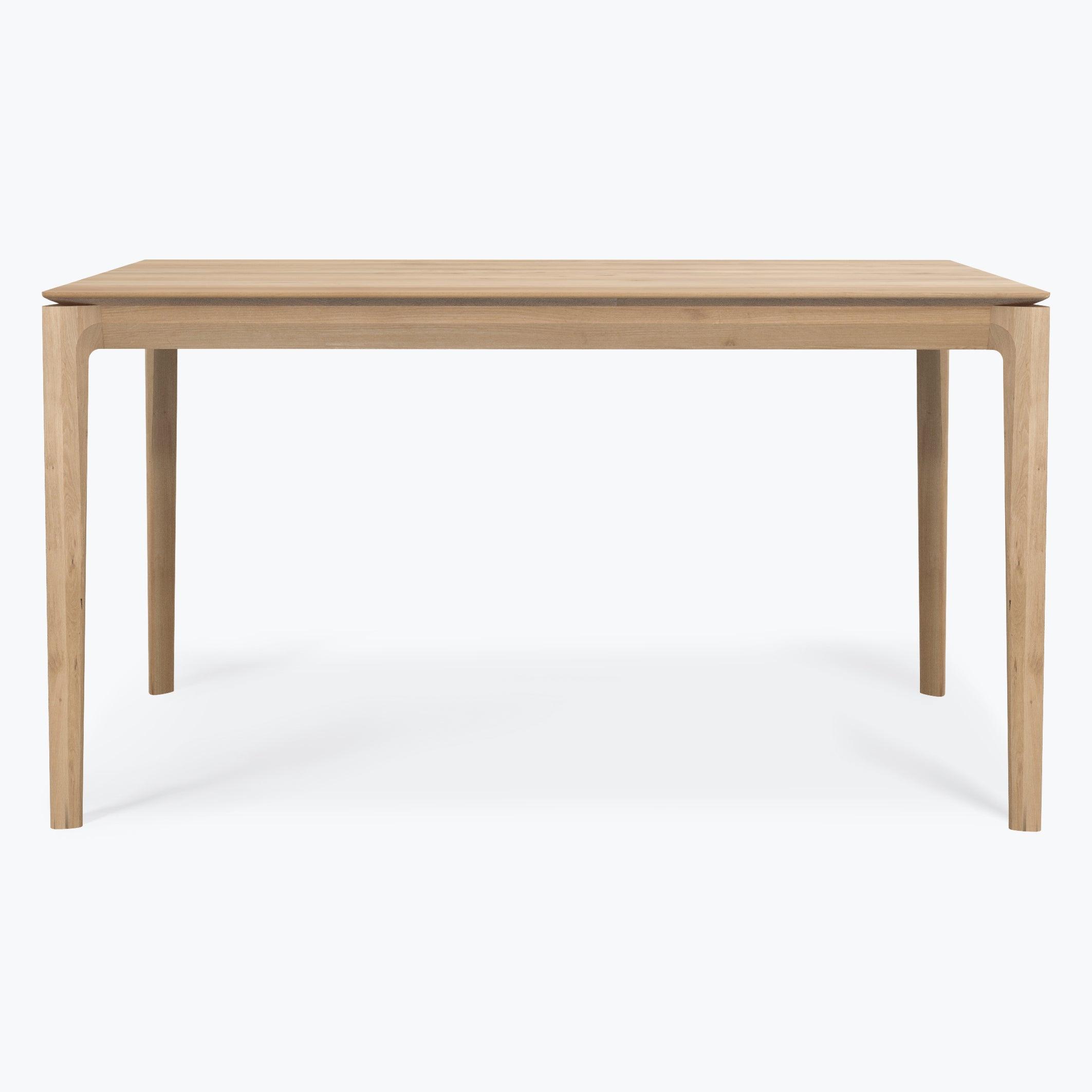 Table de repas Bok en chêne 140 x 80cm - Carré Lumière