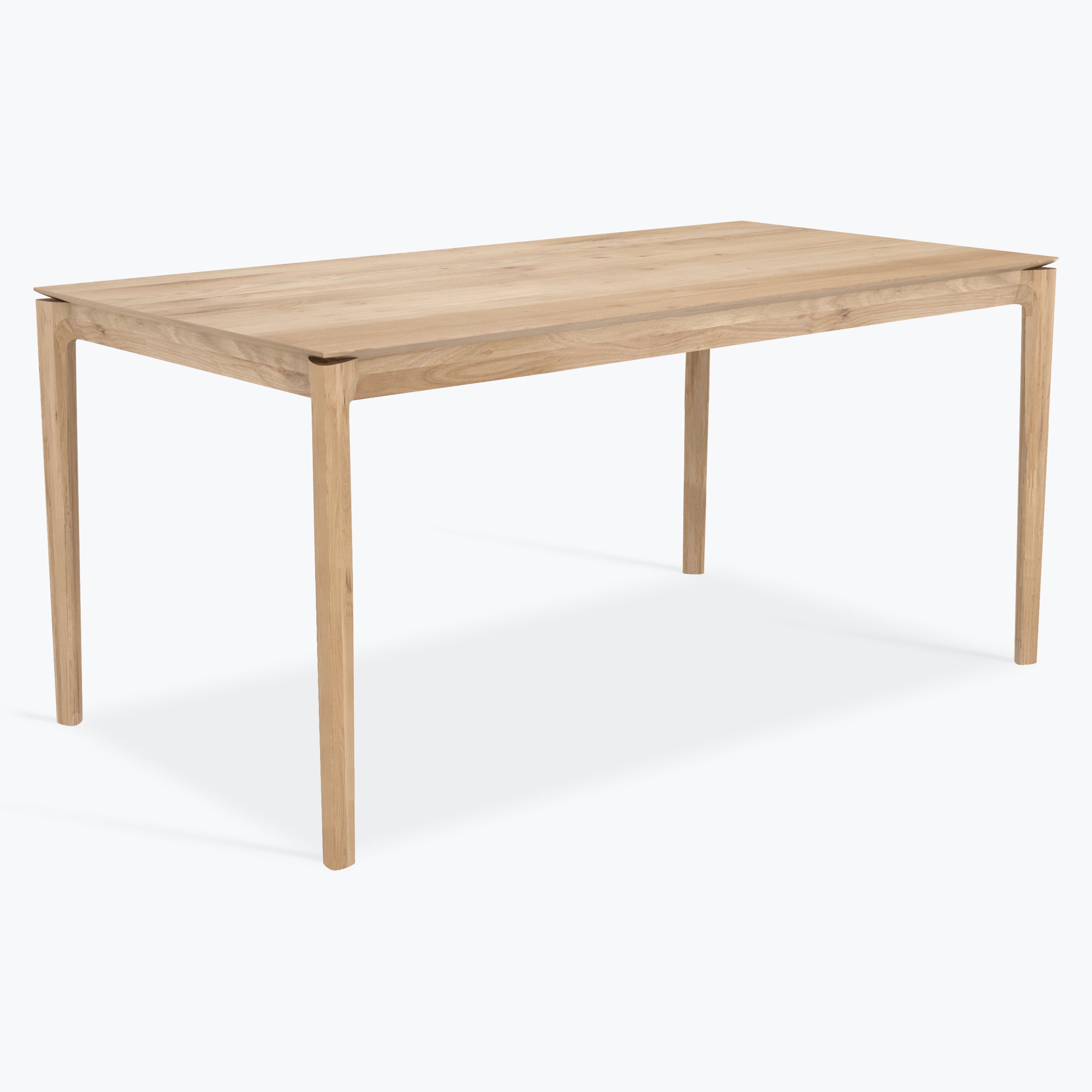 Table de repas Bok en chêne 160 x 80cm - Carré Lumière