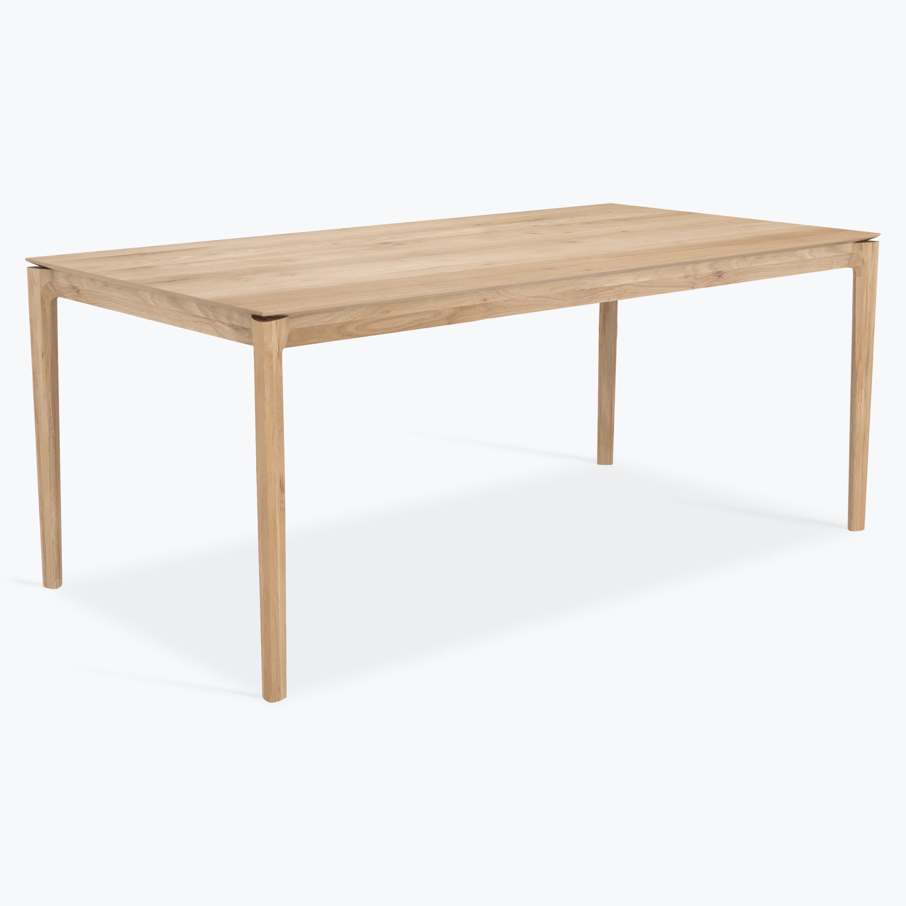 Table de repas Bok en chêne 180 x 90cm - Carré Lumière